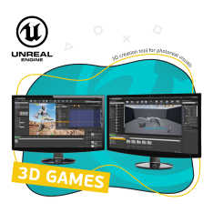 Unreal Engine 4. Игровой движок - КИБЕРшкола программирования для детей, компьютерные курсы для школьников, начинающих и подростков - KIBERone г. Сызрань