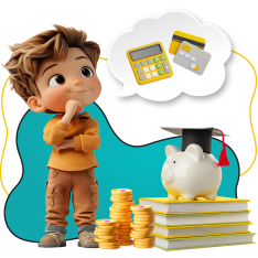 Финансовый интеллект вместе KIBERone - КИБЕРшкола программирования для детей, компьютерные курсы для школьников, начинающих и подростков - KIBERone г. Сызрань