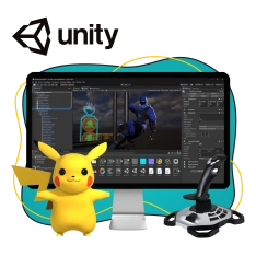 Мир игр на Unity 2D на популярном движке + AI-помощники - КИБЕРшкола программирования для детей, компьютерные курсы для школьников, начинающих и подростков - KIBERone г. Сызрань